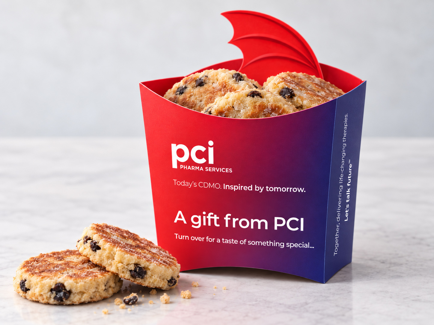 PCI Welsh Cake Gift Box Mockup